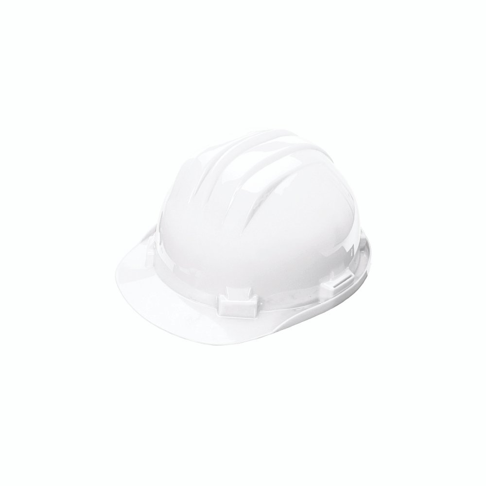 Casque de sécurité simple blanc