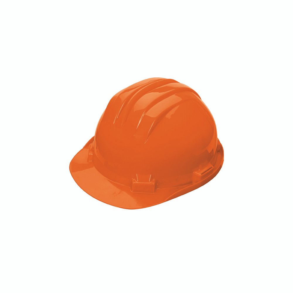 Casque de sécurité simple orange