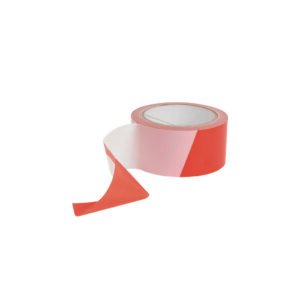 Ruban de signalisation rouge et blanc