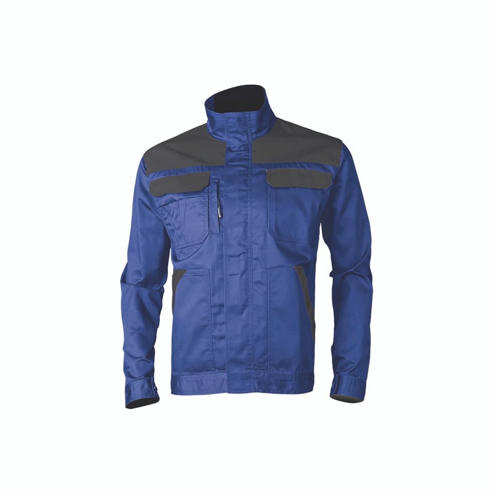 COMMANDER Veste 100% coton Bleu Roi L 8COJ