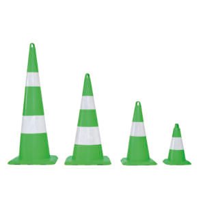 EPIC Cone de Signalisation PVC Vert 102 Cm