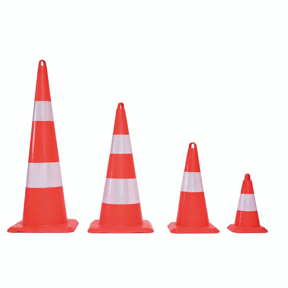 EPIC Cone de Signalisation PVC Rouge 33 Cm